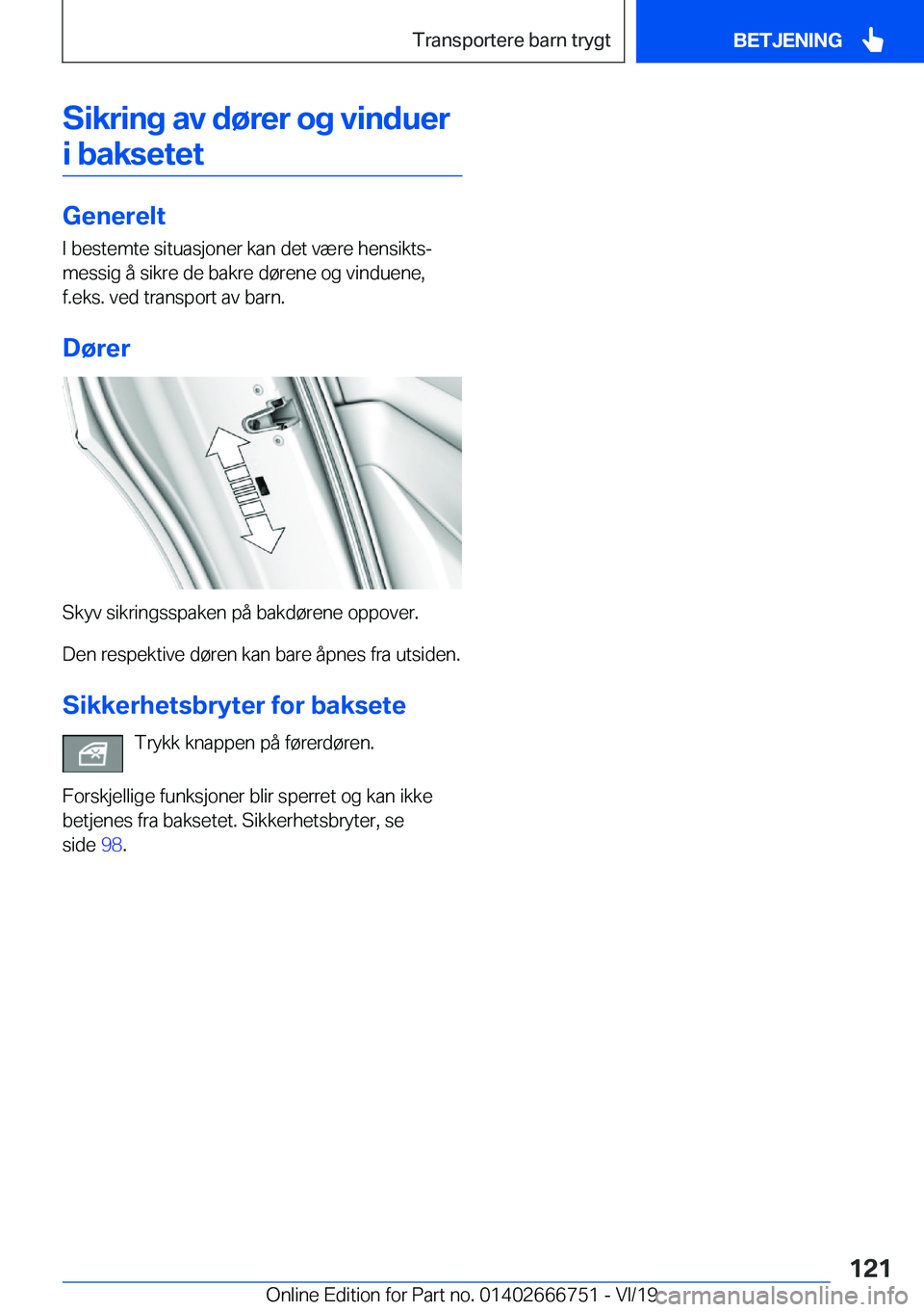 BMW M5 2020  InstruksjonsbØker (in Norwegian) �S�i�k�r�i�n�g��a�v��d�
