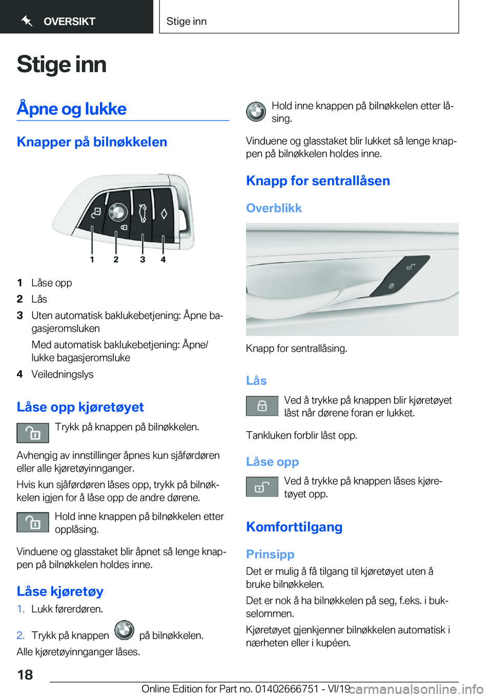 BMW M5 2020  InstruksjonsbØker (in Norwegian) �S�t�i�g�e��i�n�n�
