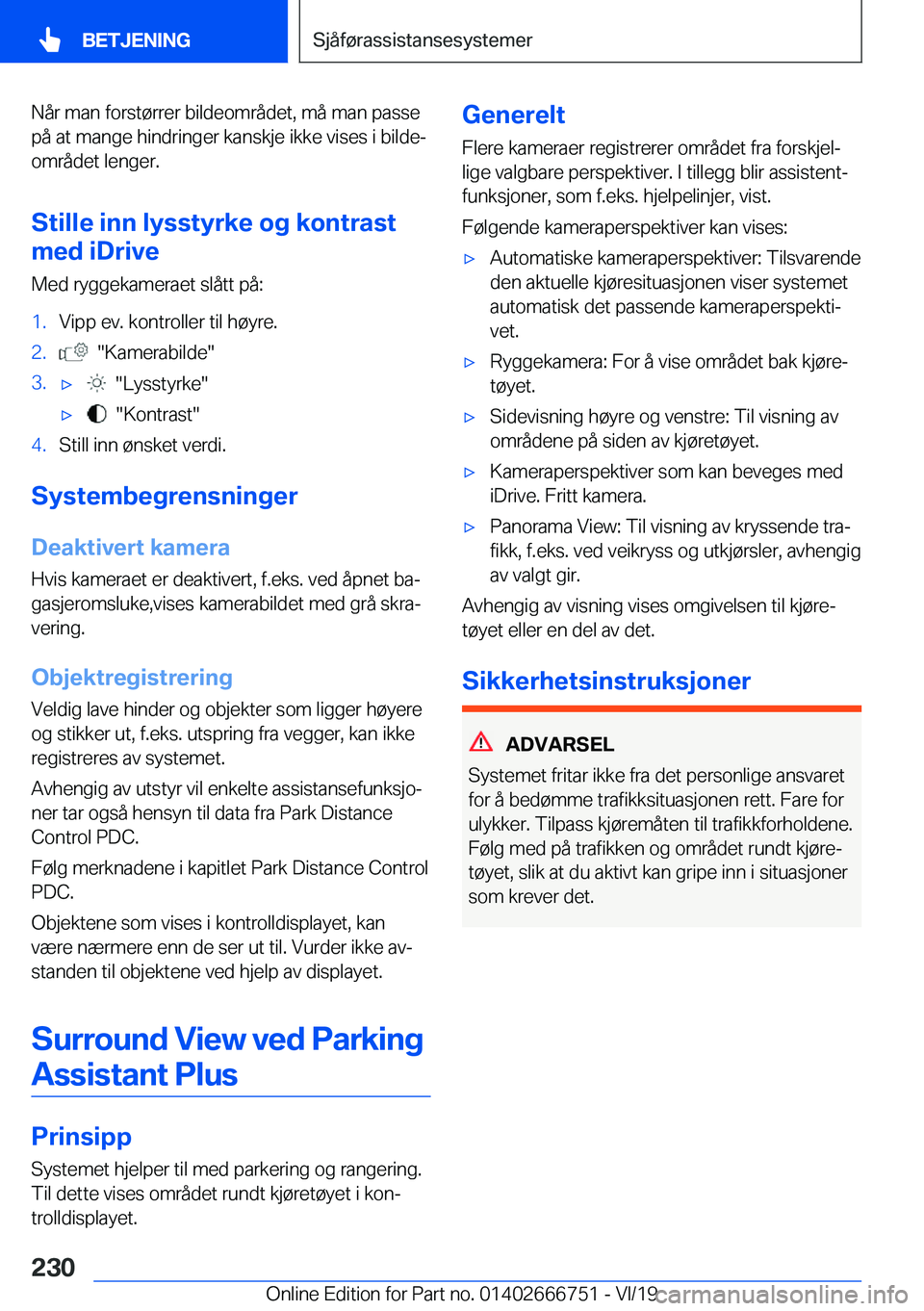 BMW M5 2020  InstruksjonsbØker (in Norwegian) �N�å�r��m�a�n��f�o�r�s�t�