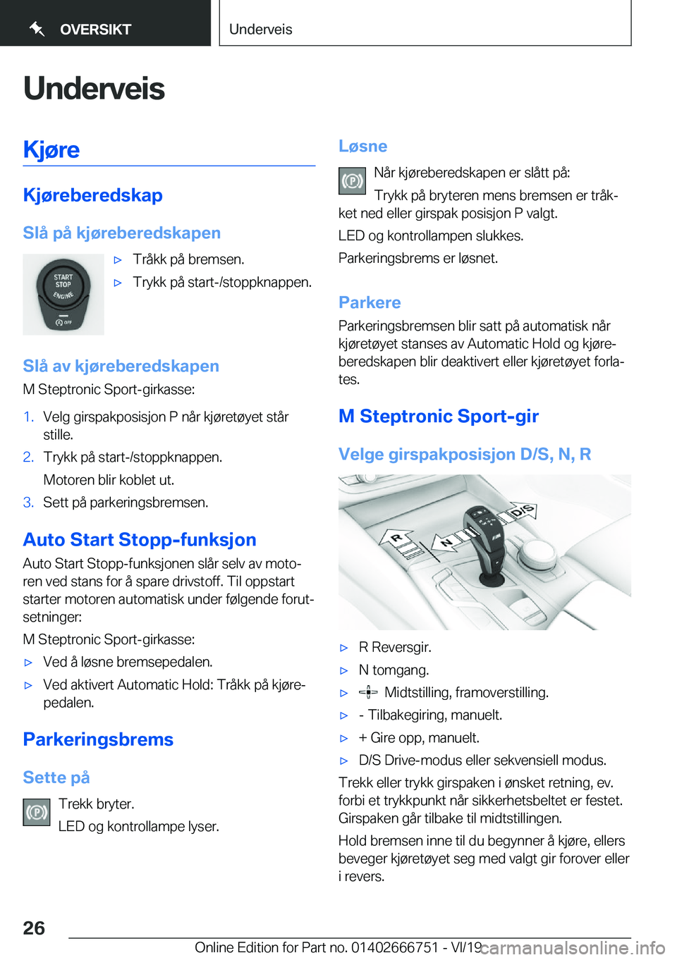 BMW M5 2020  InstruksjonsbØker (in Norwegian) �U�n�d�e�r�v�e�i�s�K�j�