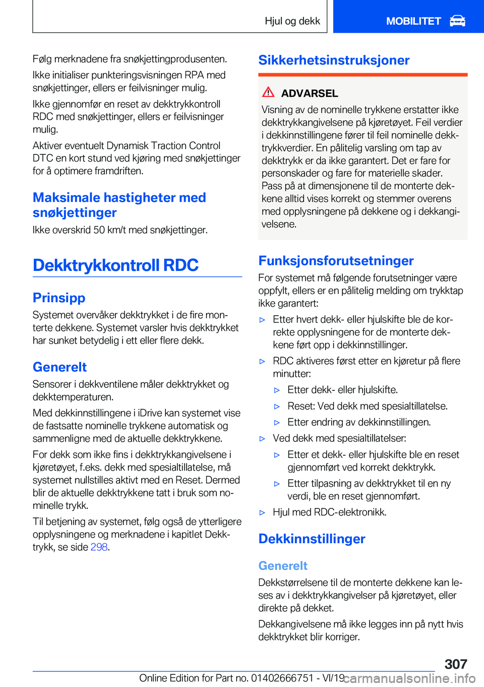 BMW M5 2020  InstruksjonsbØker (in Norwegian) �F�