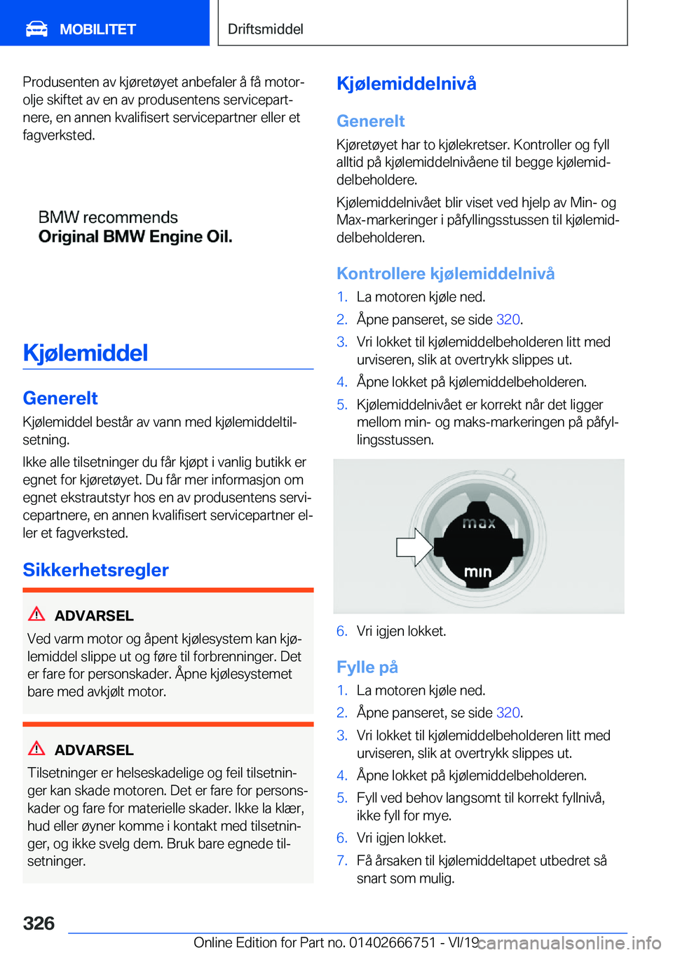 BMW M5 2020  InstruksjonsbØker (in Norwegian) �P�r�o�d�u�s�e�n�t�e�n��a�v��k�j�