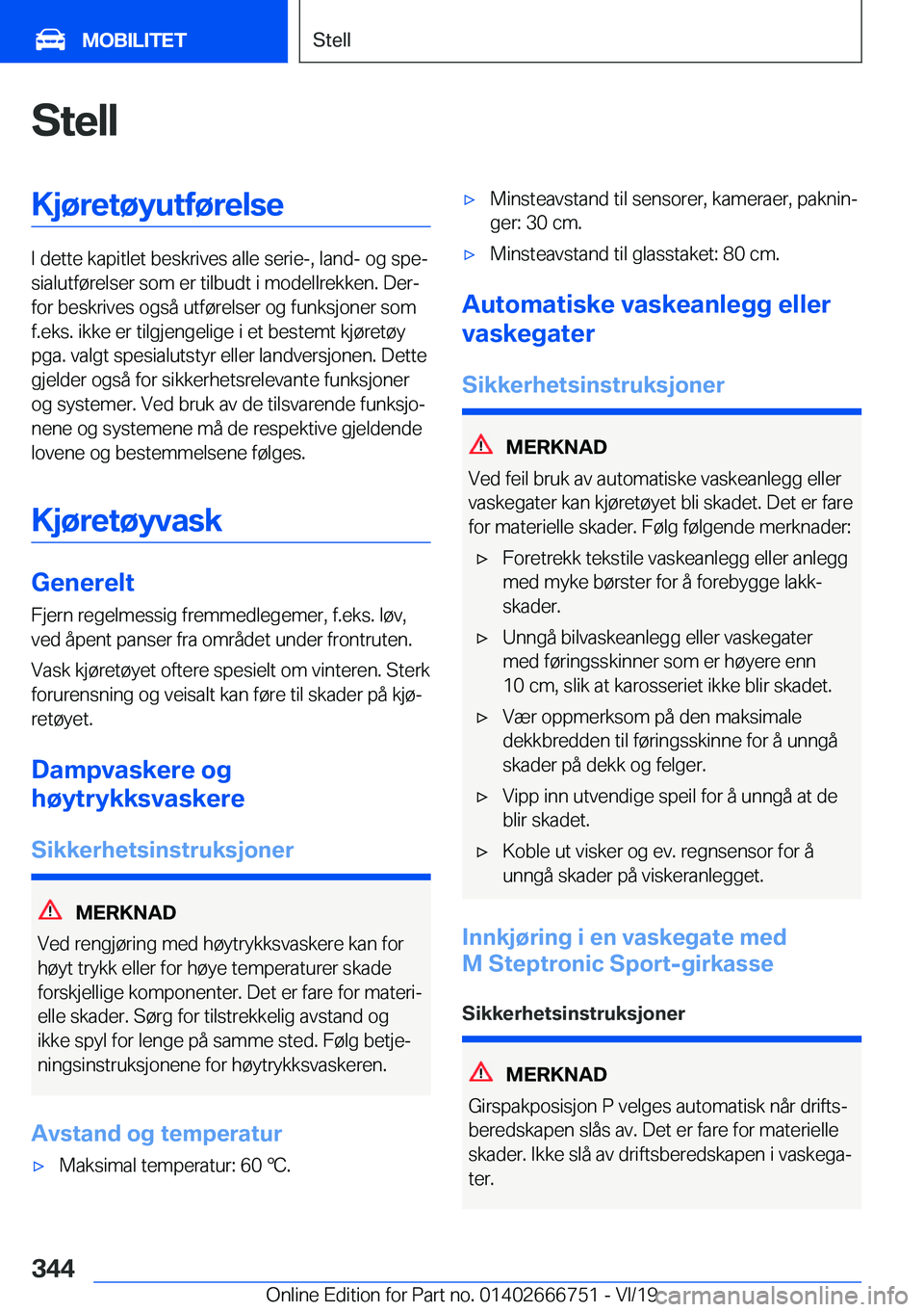 BMW M5 2020  InstruksjonsbØker (in Norwegian) �S�t�e�l�l�K�j�