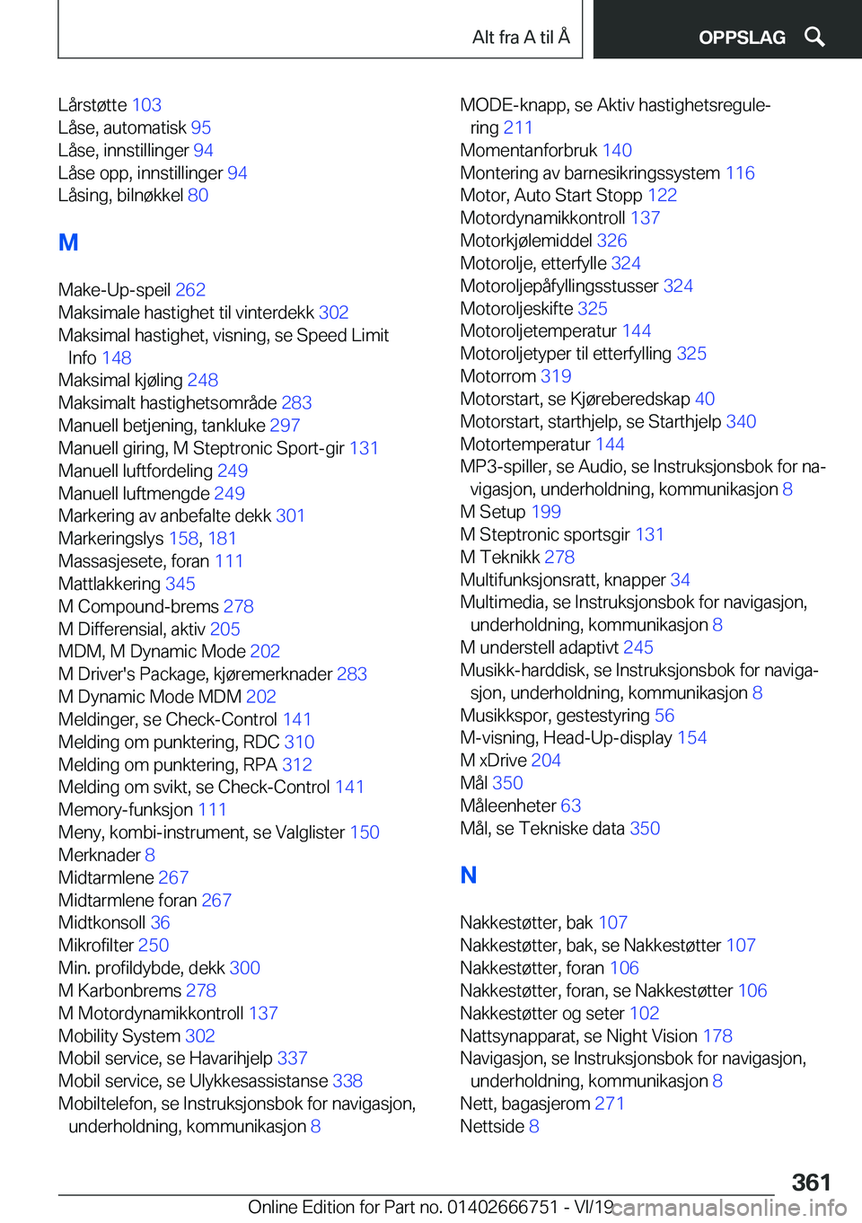 BMW M5 2020  InstruksjonsbØker (in Norwegian) �L�å�r�s�t�