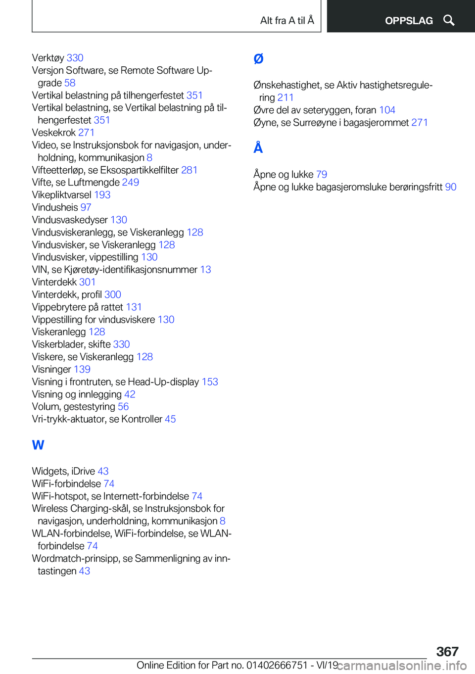 BMW M5 2020  InstruksjonsbØker (in Norwegian) �V�e�r�k�t�