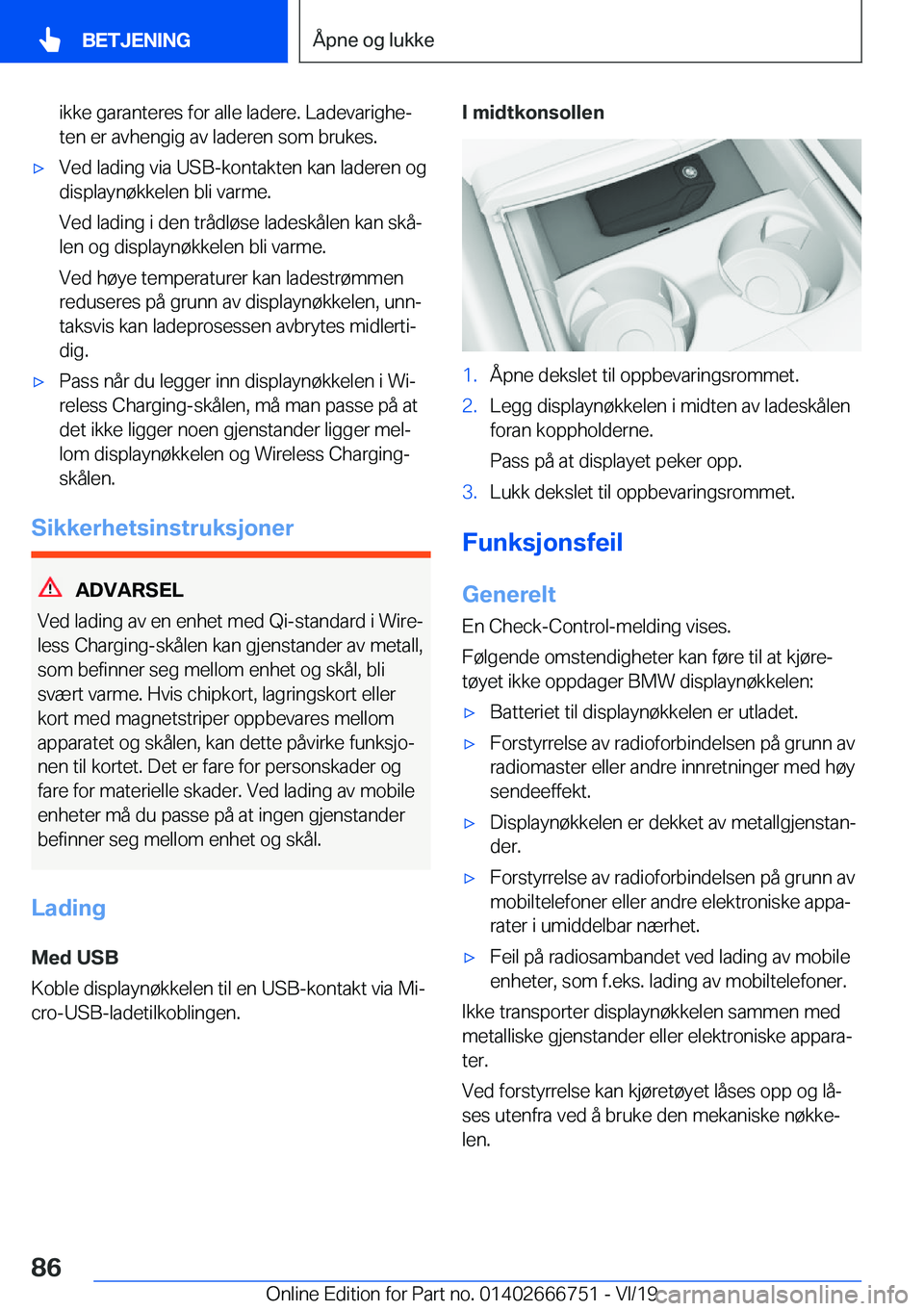 BMW M5 2020  InstruksjonsbØker (in Norwegian) �i�k�k�e��g�a�r�a�n�t�e�r�e�s��f�o�r��a�l�l�e��l�a�d�e�r�e�.��L�a�d�e�v�a�r�i�g�h�ej
�t�e�n��e�r��a�v�h�e�n�g�i�g��a�v��l�a�d�e�r�e�n��s�o�m��b�r�u�k�e�s�.'x�V�e�d��l�a�d�i�n�g��v�i�