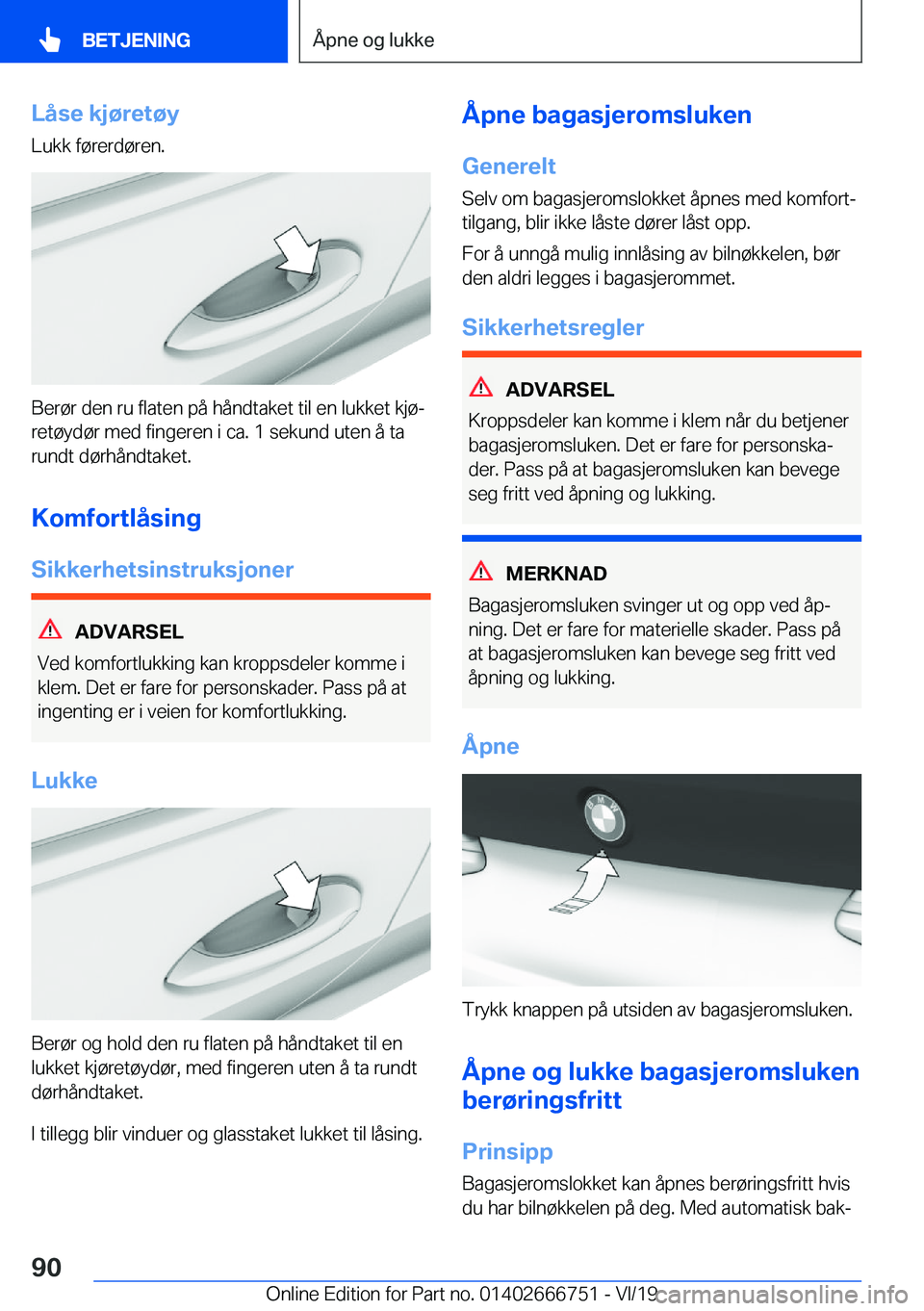 BMW M5 2020  InstruksjonsbØker (in Norwegian) �L�å�s�e��k�j�
