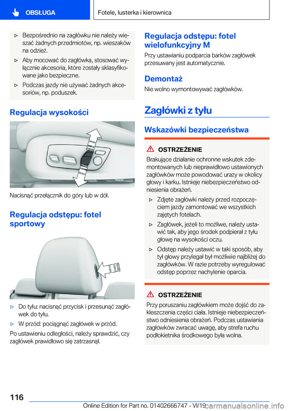 BMW M5 2020  Instrukcja obsługi (in Polish) 'x�B�e�z�p�o�r�e�d�n�i�o��n�a��z�a�g�ł�