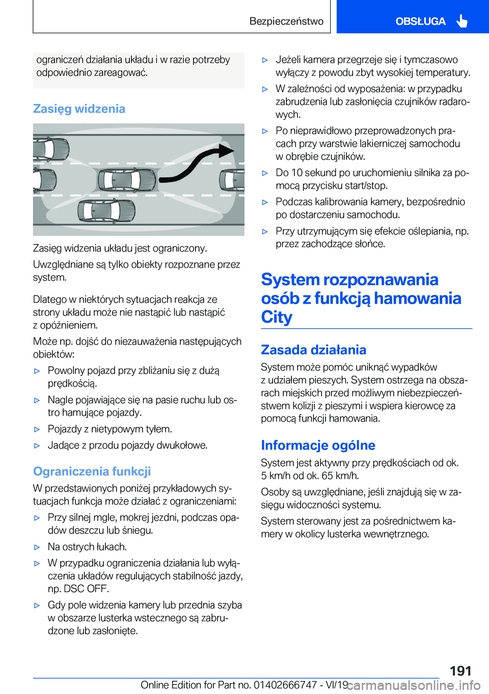 BMW M5 2020  Instrukcja obsługi (in Polish) �o�g�r�a�n�i�c�z�e�