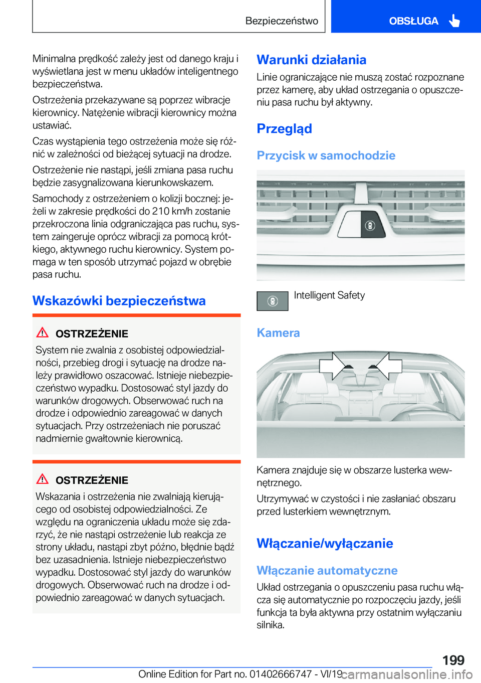 BMW M5 2020  Instrukcja obsługi (in Polish) �M�i�n�i�m�a�l�n�a��p�r�