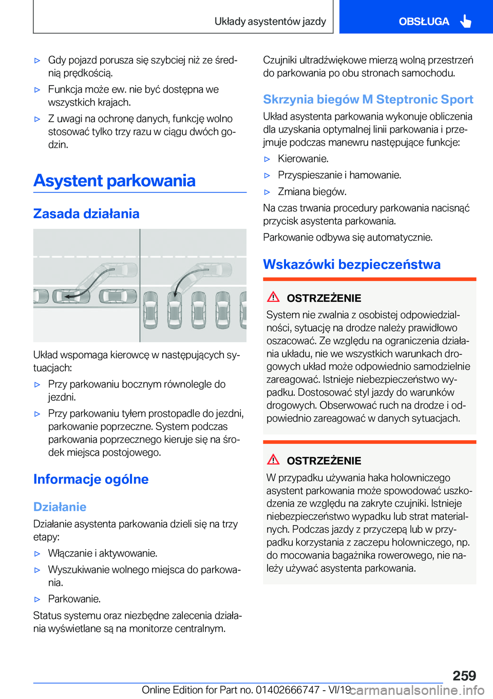BMW M5 2020  Instrukcja obsługi (in Polish) 'x�G�d�y��p�o�j�a�z�d��p�o�r�u�s�z�a��s�i�
