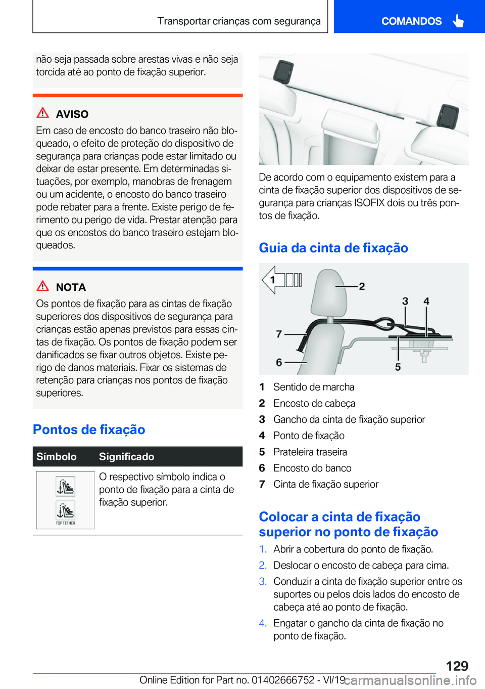 BMW M5 2020  Manual do condutor (in Portuguese) �n�ã�o��s�e�j�a��p�a�s�s�a�d�a��s�o�b�r�e��a�r�e�s�t�a�s��v�i�v�a�s��e��n�ã�o��s�e�j�a�t�o�r�c�i�d�a��a�t�é��a�o��p�o�n�t�o��d�e��f�i�x�a�