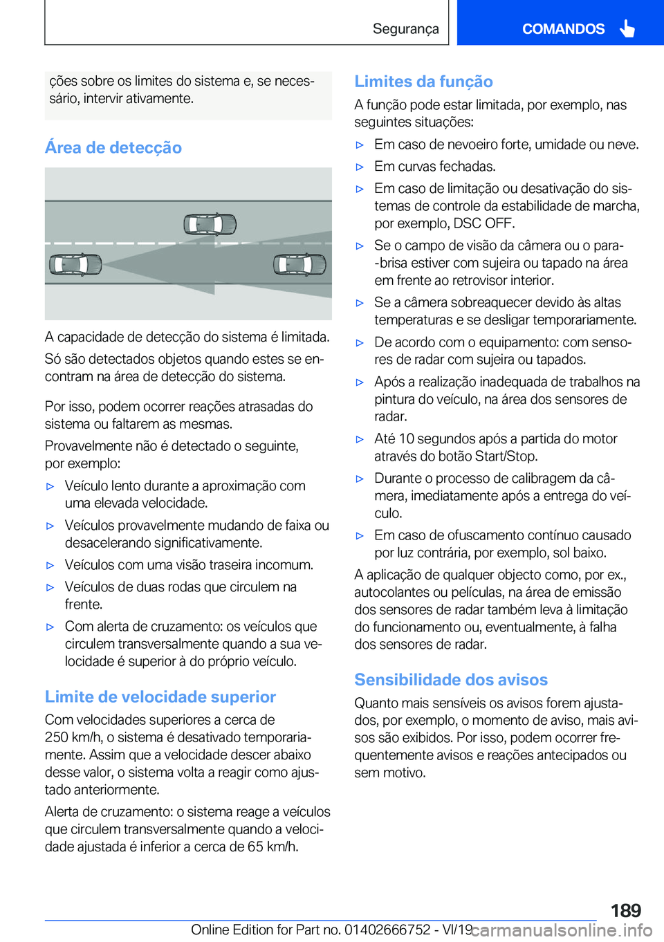 BMW M5 2020  Manual do condutor (in Portuguese) �