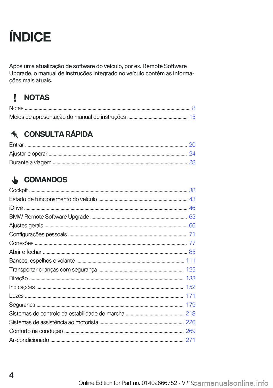 BMW M5 2020  Manual do condutor (in Portuguese) �