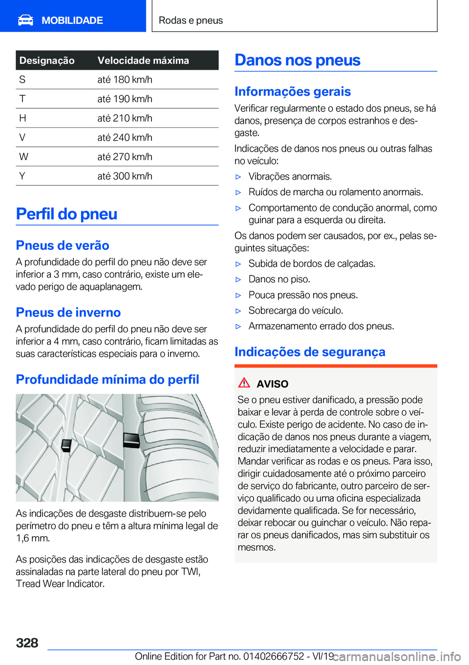 BMW M5 2020  Manual do condutor (in Portuguese) �D�e�s�i�g�n�a�