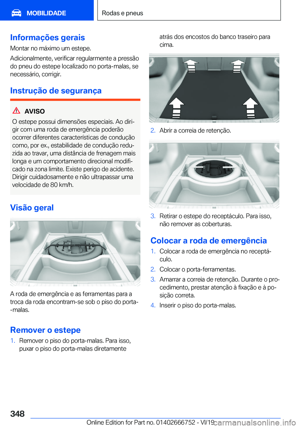 BMW M5 2020  Manual do condutor (in Portuguese) �I�n�f�o�r�m�a�