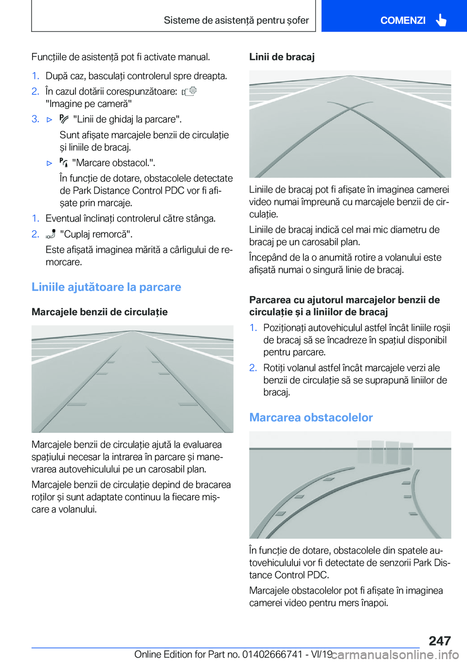 BMW M5 2020  Ghiduri De Utilizare (in Romanian) �F�u�n�c*�i�i�l�e��d�e��a�s�i�s�t�e�n*�