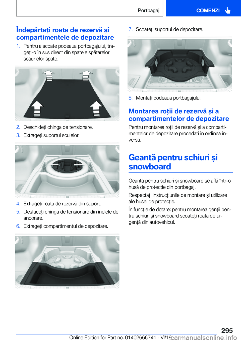BMW M5 2020  Ghiduri De Utilizare (in Romanian) �