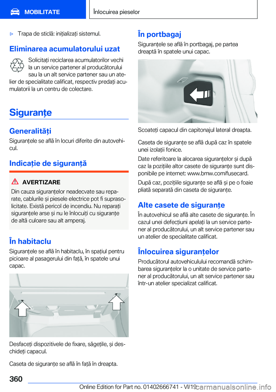 BMW M5 2020  Ghiduri De Utilizare (in Romanian) 'x�T�r�a�p�a��d�e��s�t�i�c�l�