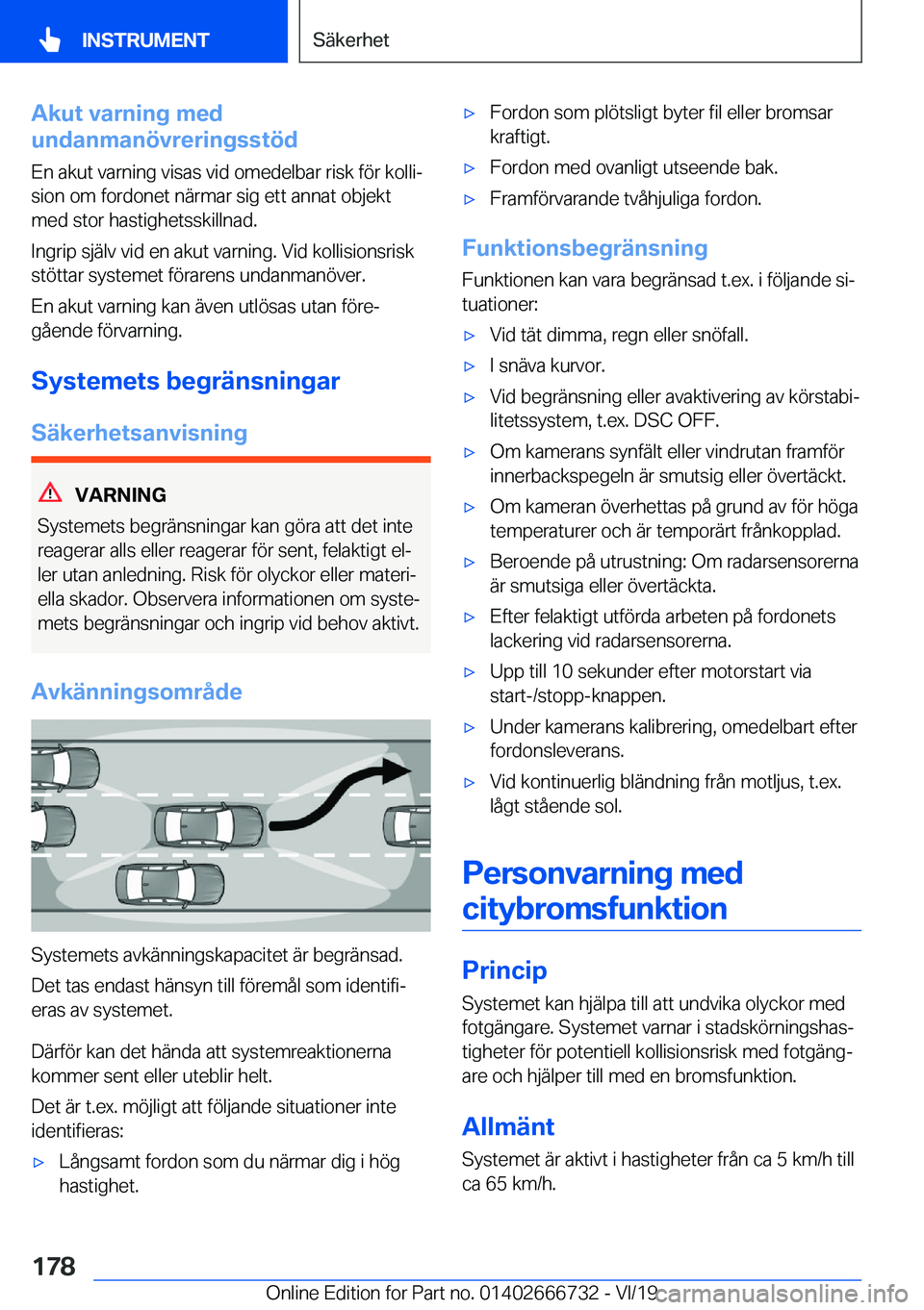 BMW M5 2020  InstruktionsbÖcker (in Swedish) �A�k�u�t��v�a�r�n�i�n�g��m�e�d
�u�n�d�a�n�m�a�n�