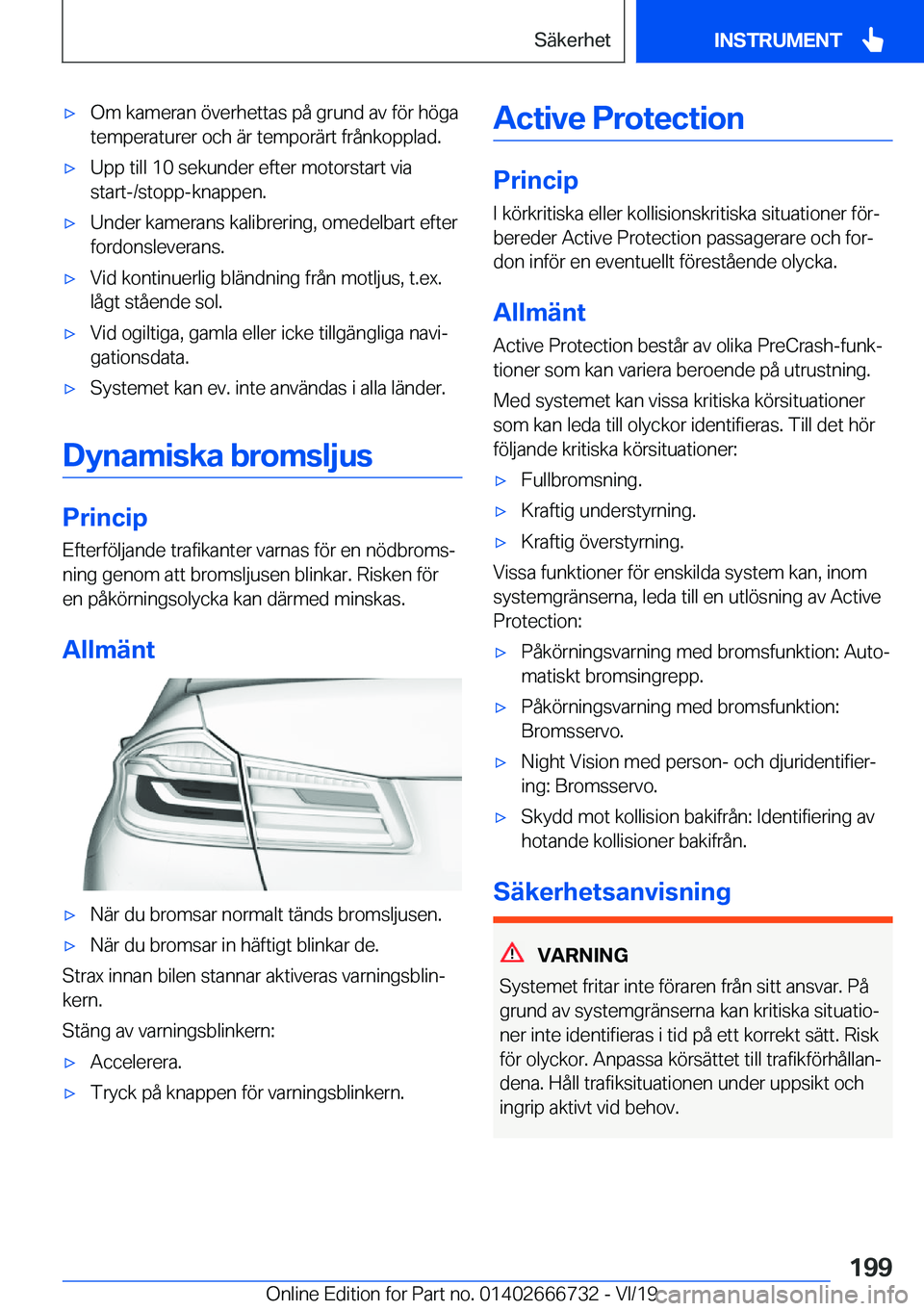 BMW M5 2020  InstruktionsbÖcker (in Swedish) 'x�O�m��k�a�m�e�r�a�n��