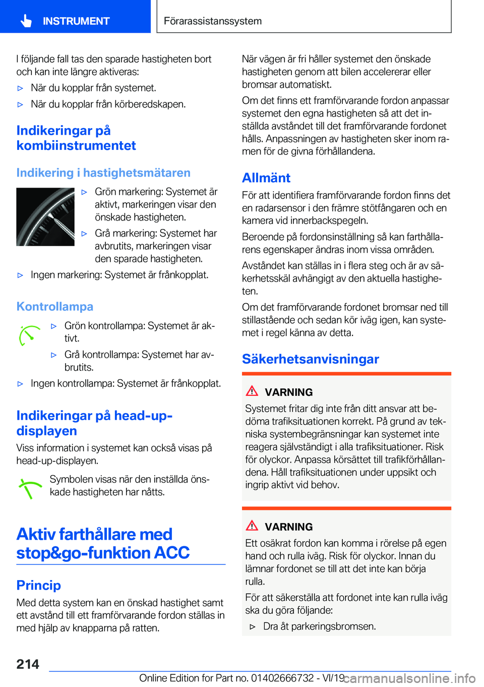 BMW M5 2020  InstruktionsbÖcker (in Swedish) �I��f�