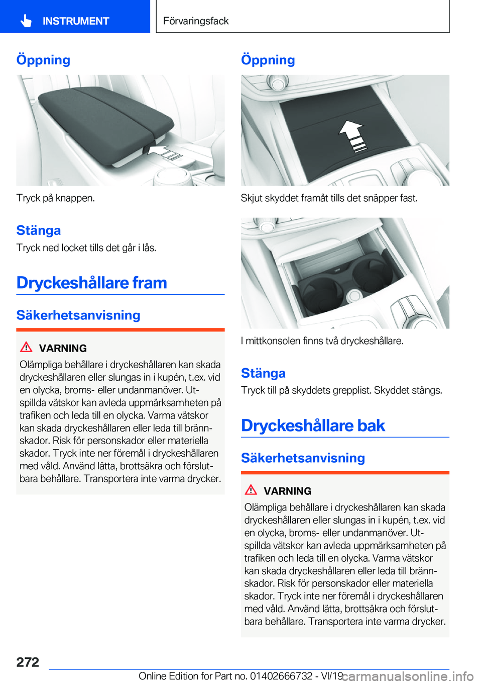 BMW M5 2020  InstruktionsbÖcker (in Swedish) �