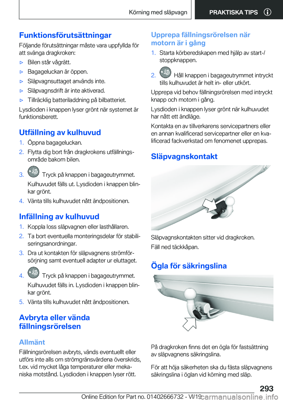 BMW M5 2020  InstruktionsbÖcker (in Swedish) �F�u�n�k�t�i�o�n�s�f�