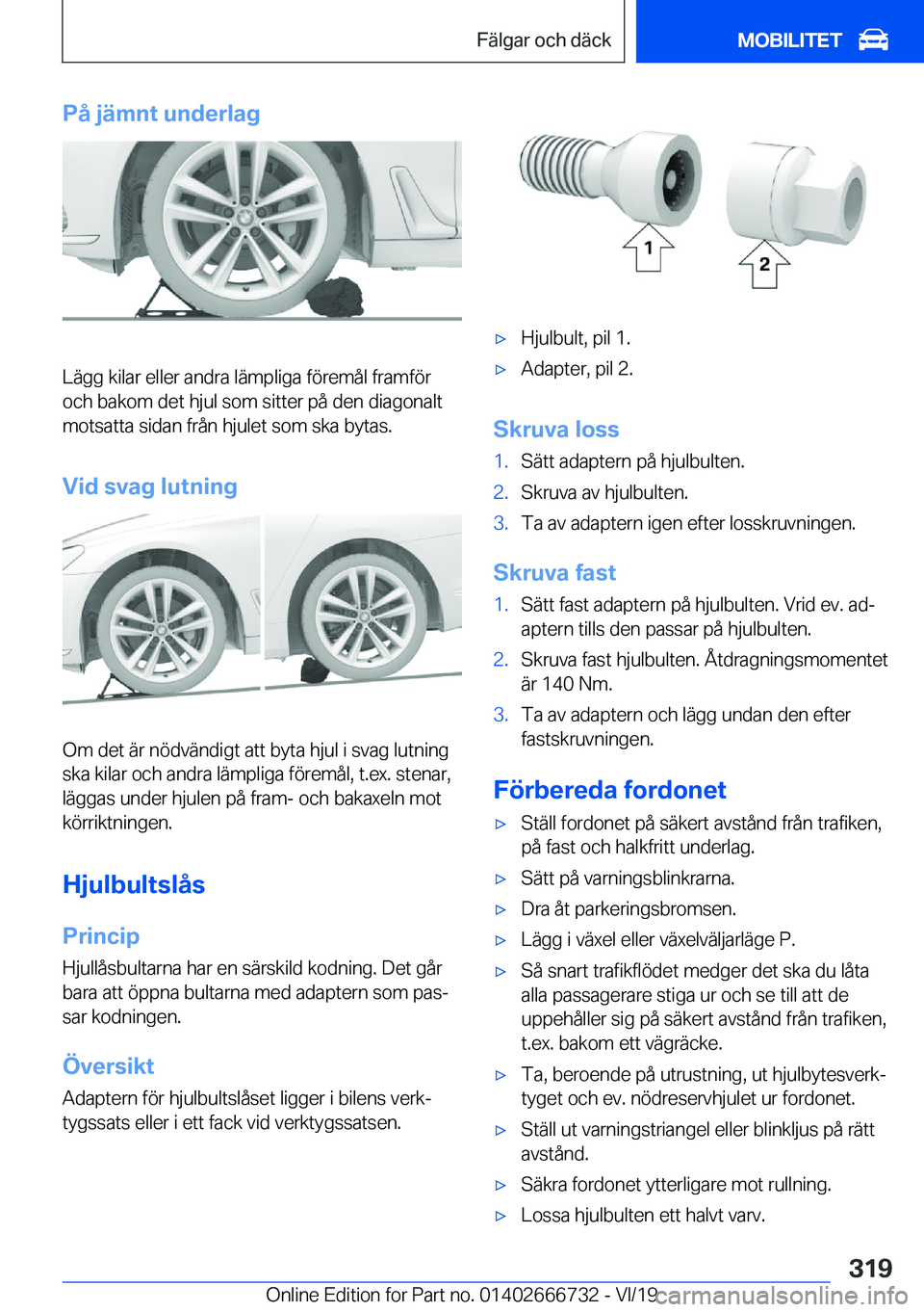 BMW M5 2020  InstruktionsbÖcker (in Swedish) �P�å��j�ä�m�n�t��u�n�d�e�r�l�a�g
�L�ä�g�g��k�i�l�a�r��e�l�l�e�r��a�n�d�r�a��l�ä�m�p�l�i�g�a��f�