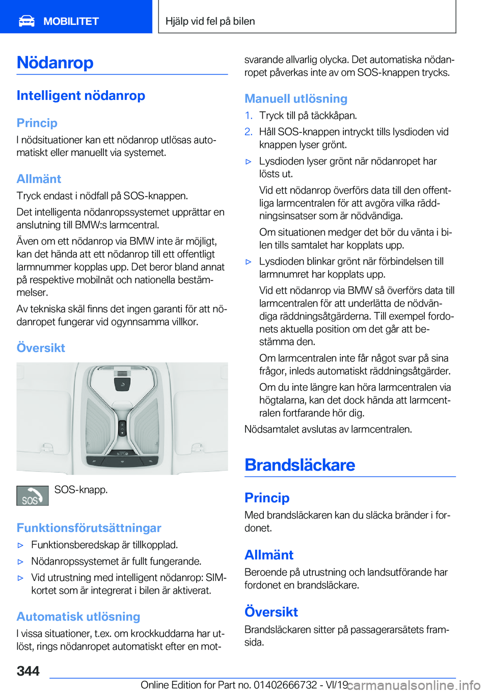 BMW M5 2020  InstruktionsbÖcker (in Swedish) �N�