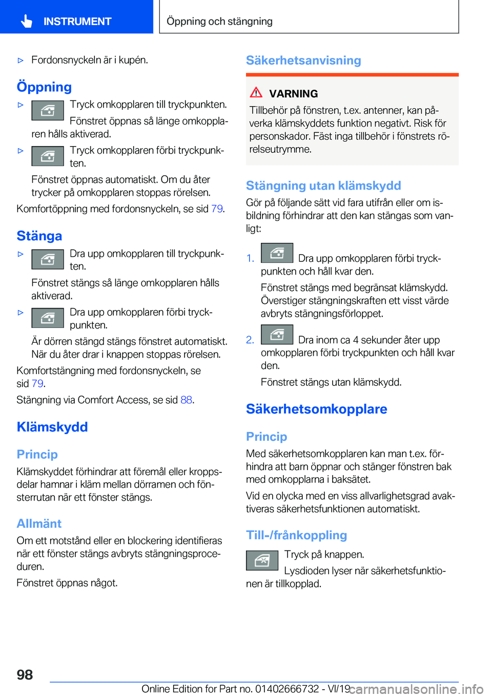 BMW M5 2020  InstruktionsbÖcker (in Swedish) 'x�F�o�r�d�o�n�s�n�y�c�k�e�l�n��ä�r��i��k�u�p�