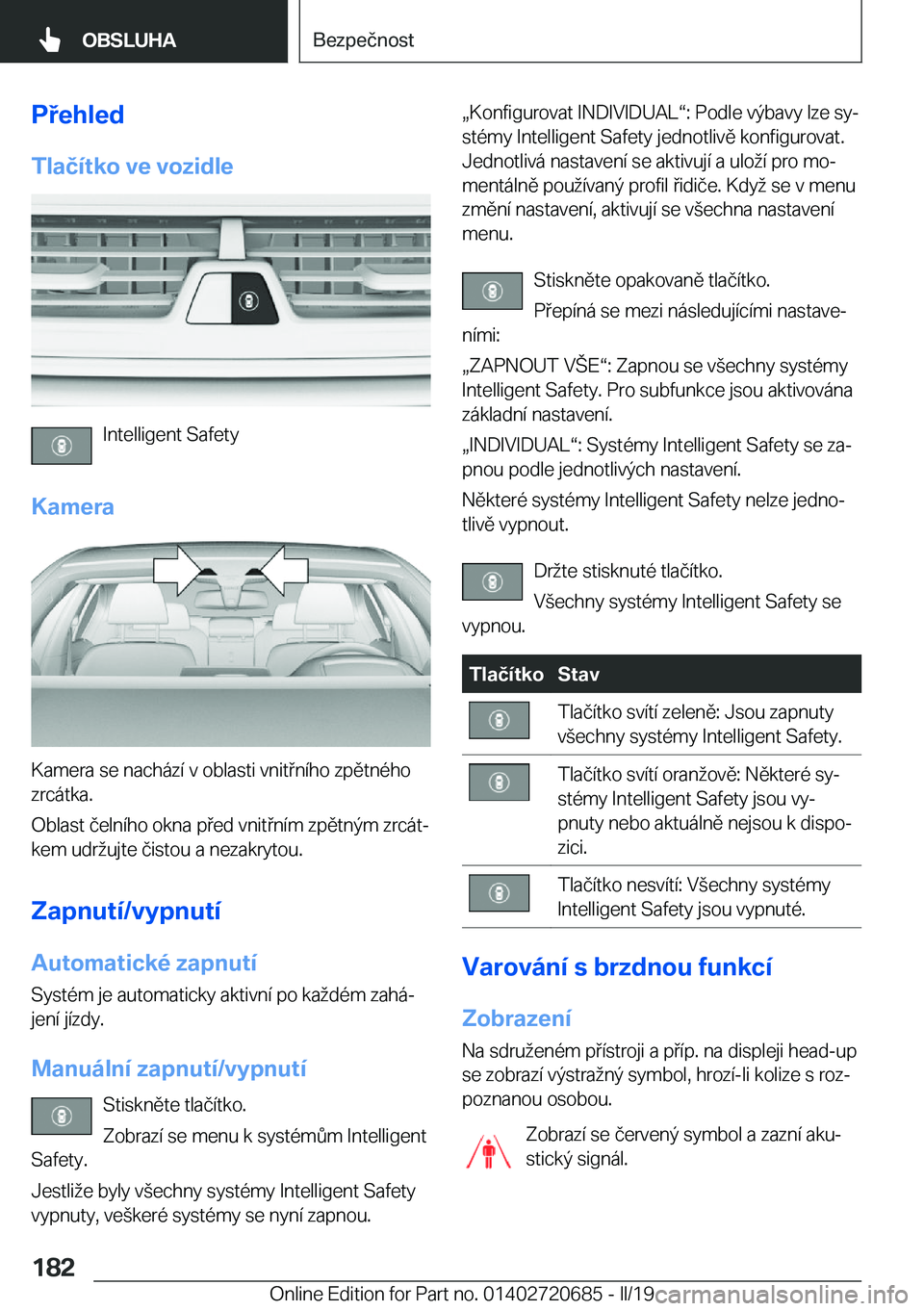 BMW M5 2019  Návod na použití (in Czech) �P�e�h�l�e�d
�T�l�a�č�