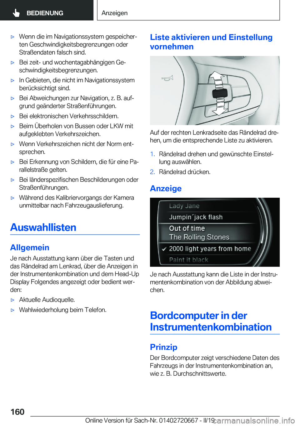 BMW M5 2019  Betriebsanleitungen (in German) 'x�W�e�n�n��d�i�e��i�m��N�a�v�i�g�a�t�i�o�n�s�s�y�s�t�e�m��g�e�s�p�e�i�c�h�e�rj�t�e�n��G�e�s�c�h�w�i�n�d�i�g�k�e�i�t�s�b�e�g�r�e�n�z�u�n�g�e�n��o�d�e�r
�S�t�r�a�