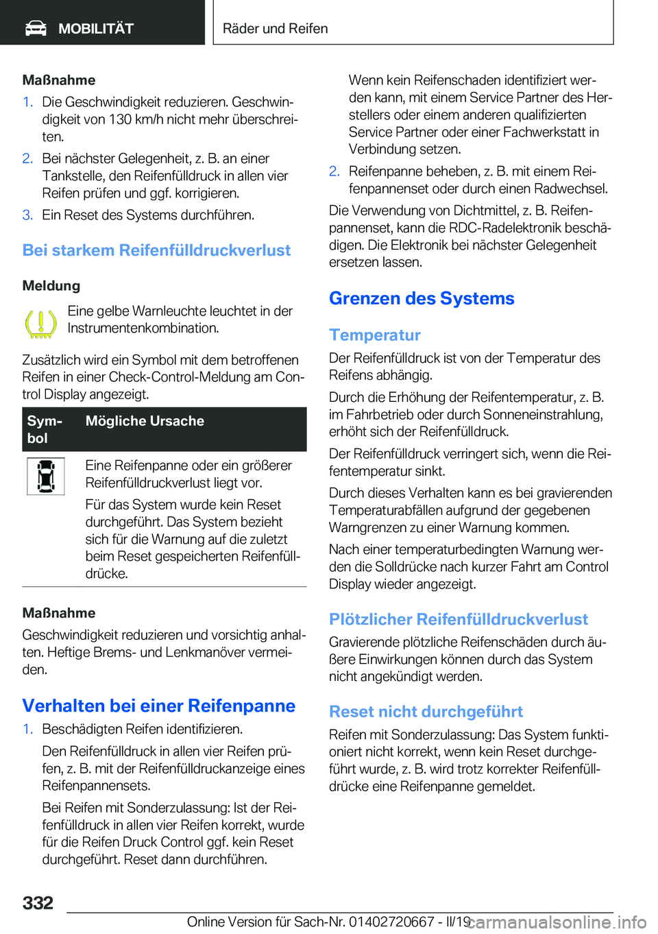 BMW M5 2019  Betriebsanleitungen (in German) �M�a�
