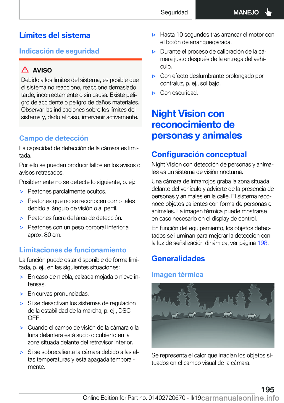 BMW M5 2019  Manuales de Empleo (in Spanish) �L�