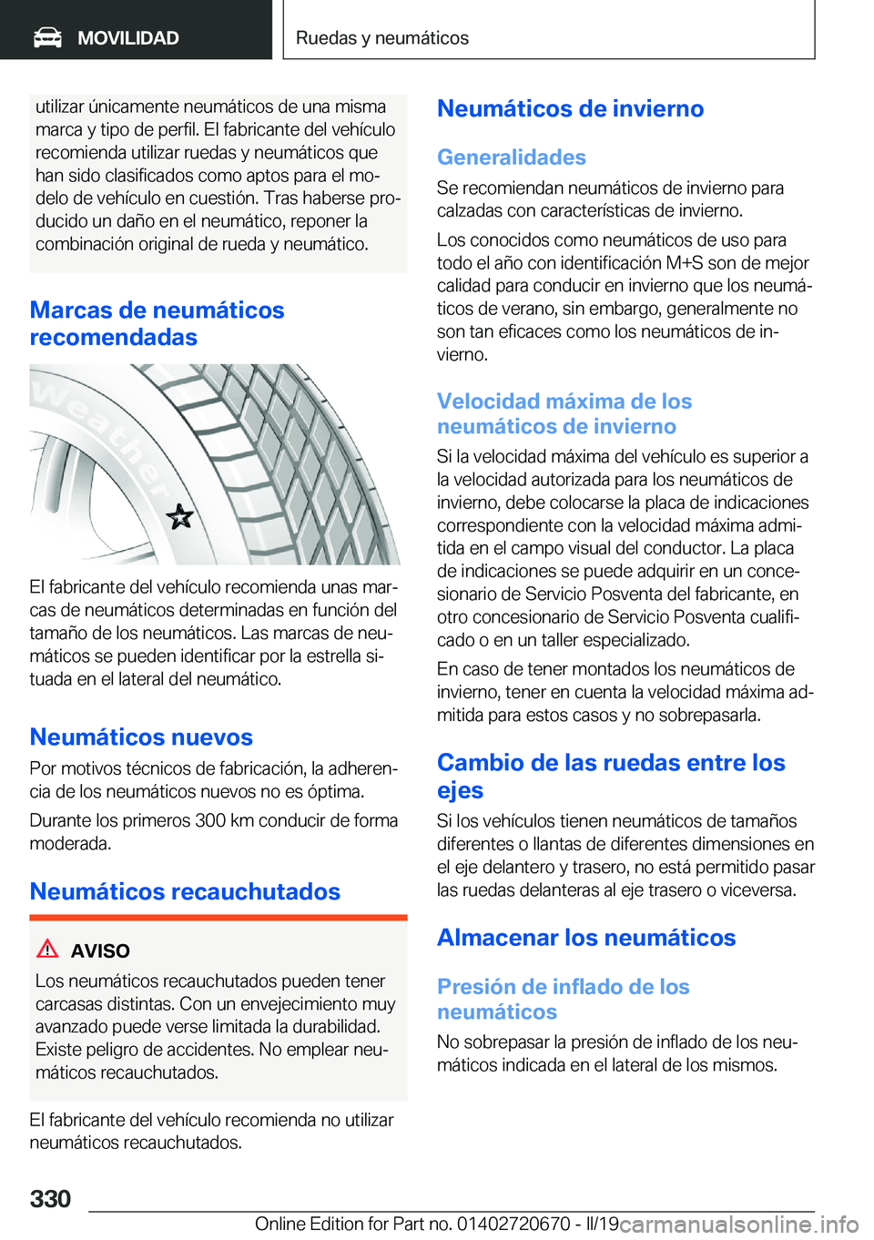 BMW M5 2019  Manuales de Empleo (in Spanish) �u�t�i�l�i�z�a�r��