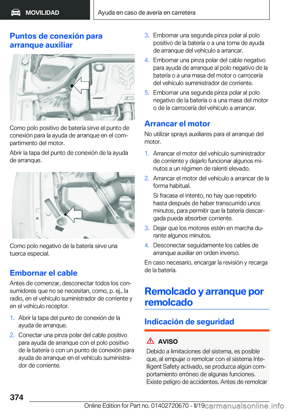 BMW M5 2019  Manuales de Empleo (in Spanish) �P�u�n�t�o�s��d�e��c�o�n�e�x�i�