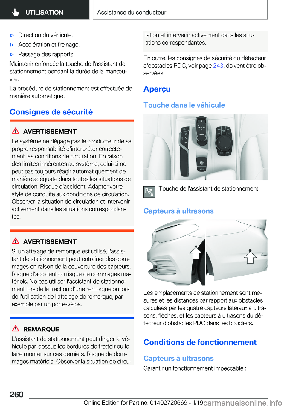 BMW M5 2019  Notices Demploi (in French) 'x�D�i�r�e�c�t�i�o�n��d�u��v�é�h�i�c�u�l�e�.'x�A�c�c�é�l�é�r�a�t�i�o�n��e�t��f�r�e�i�n�a�g�e�.'x�P�a�s�s�a�g�e��d�e�s��r�a�p�p�o�r�t�s�.
�M�a�i�n�t�e�n�i�r��e�n�f�o�n�c�é�e��l�