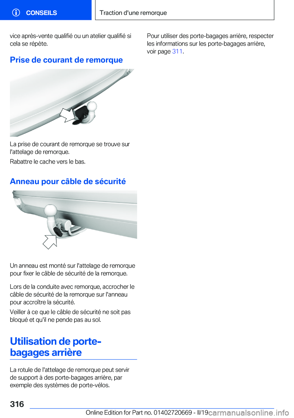 BMW M5 2019  Notices Demploi (in French) �v�i�c�e��a�p�r�è�s�-�v�e�n�t�e��q�u�a�l�i�f�i�é��o�u��u�n��a�t�e�l�i�e�r��q�u�a�l�i�f�i�é��s�i
�c�e�l�a��s�e��r�é�p�è�t�e�.
�P�r�i�s�e��d�e��c�o�u�r�a�n�t��d�e��r�e�m�o�r�q�u�e
�L�a