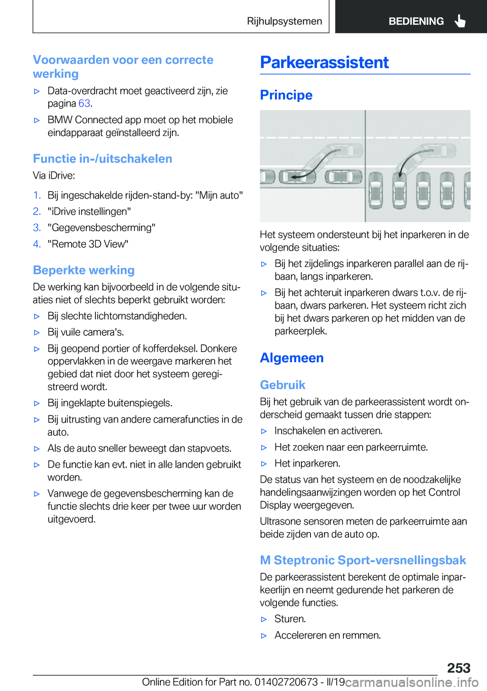 BMW M5 2019  Instructieboekjes (in Dutch) �V�o�o�r�w�a�a�r�d�e�n��v�o�o�r��e�e�n��c�o�r�r�e�c�t�e
�w�e�r�k�i�n�g'x�D�a�t�a�-�o�v�e�r�d�r�a�c�h�t��m�o�e�t��g�e�a�c�t�i�v�e�e�r�d��z�i�j�n�,��z�i�e �p�a�g�i�n�a� �6�3�.'x�B�M�W��