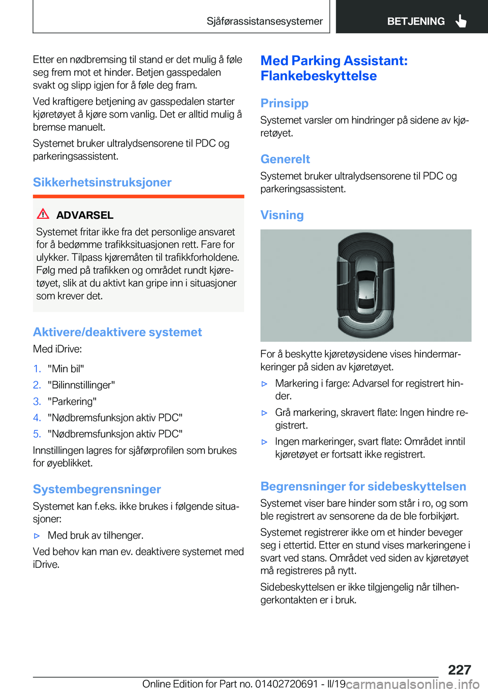 BMW M5 2019  InstruksjonsbØker (in Norwegian) �E�t�t�e�r��e�n��n�