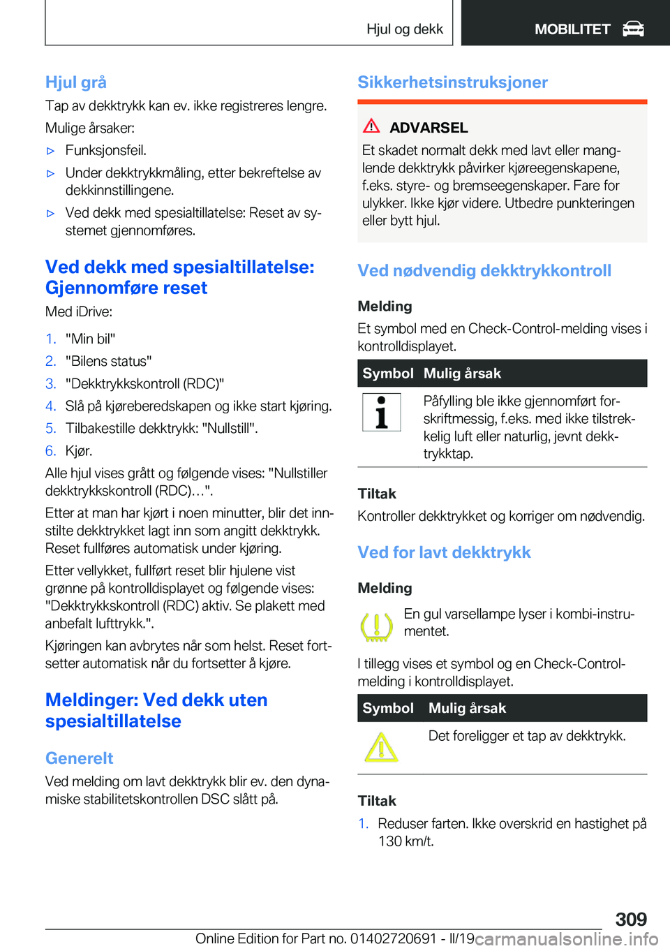 BMW M5 2019  InstruksjonsbØker (in Norwegian) �H�j�u�l��g�r�å
�T�a�p��a�v��d�e�k�k�t�r�y�k�k��k�a�n��e�v�.��i�k�k�e��r�e�g�i�s�t�r�e�r�e�s��l�e�n�g�r�e�.
�M�u�l�i�g�e��å�r�s�a�k�e�r�:'x�F�u�n�k�s�j�o�n�s�f�e�i�l�.'x�U�n�d�e�r�