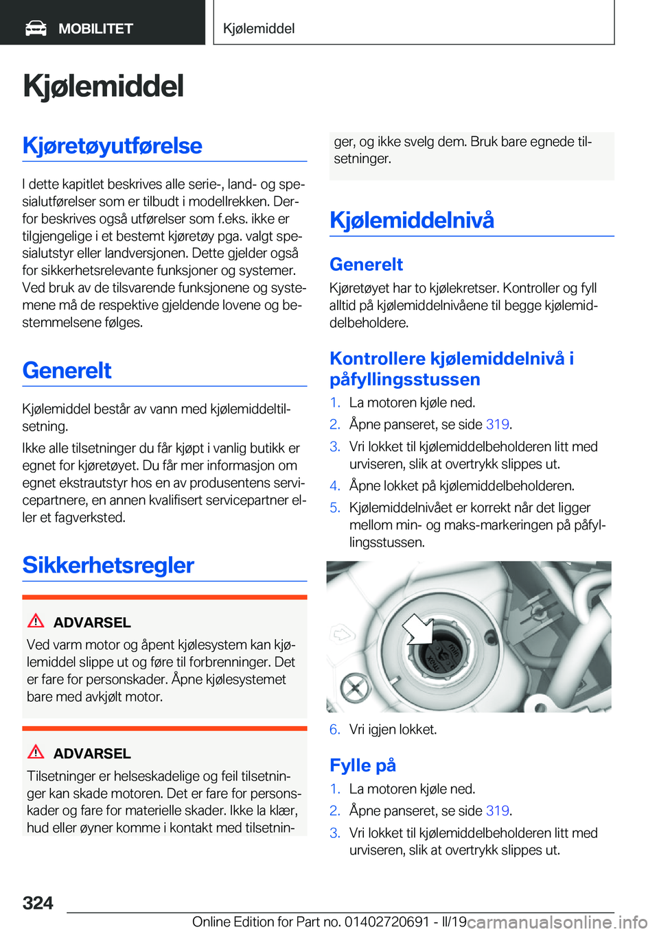 BMW M5 2019  InstruksjonsbØker (in Norwegian) �K�j�