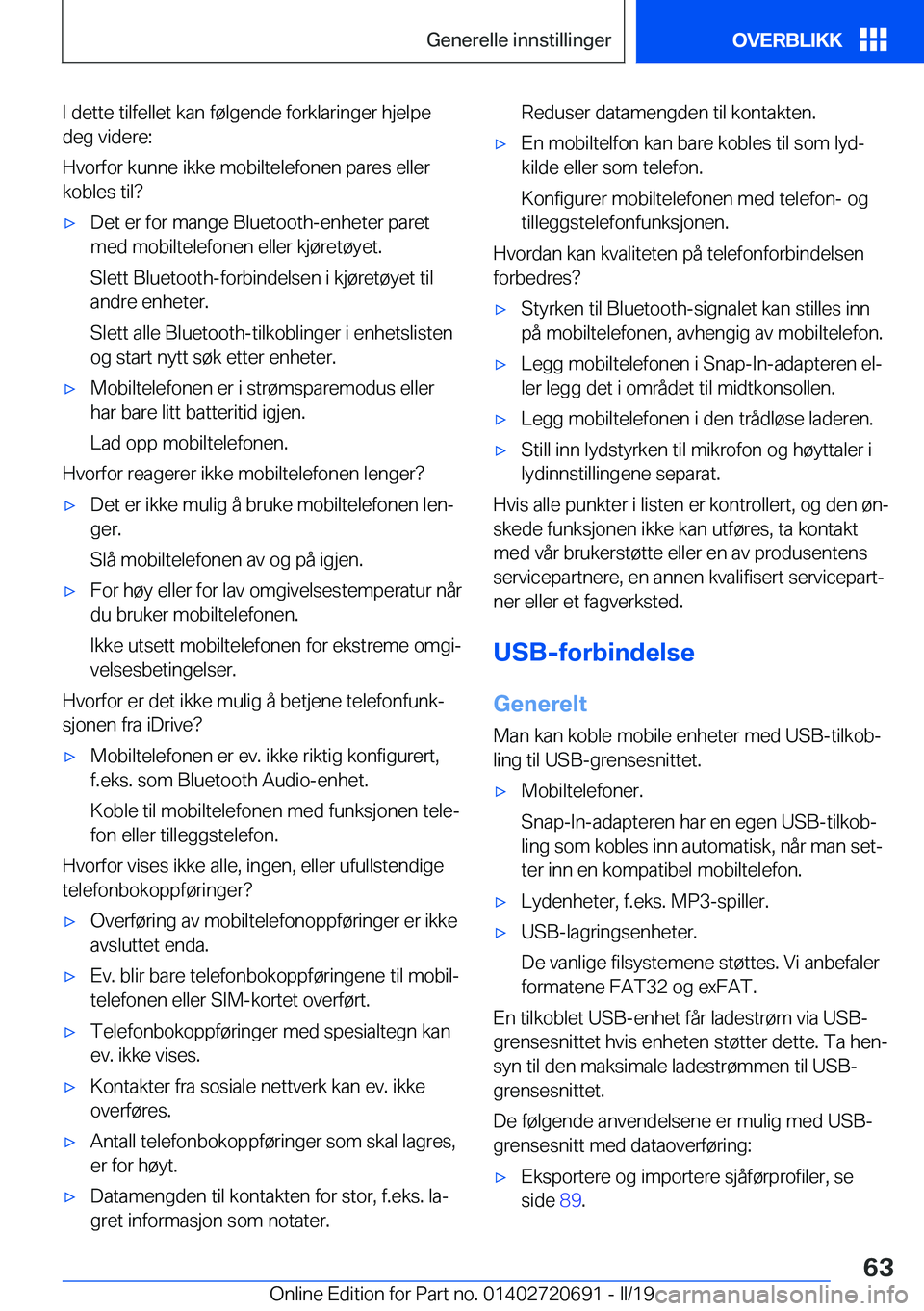 BMW M5 2019  InstruksjonsbØker (in Norwegian) �I��d�e�t�t�e��t�i�l�f�e�l�l�e�t��k�a�n��f�