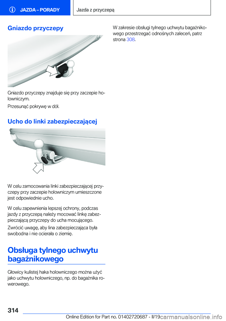 BMW M5 2019  Instrukcja obsługi (in Polish) �G�n�i�a�z�d�o��p�r�z�y�c�z�e�p�y
�G�n�i�a�z�d�o��p�r�z�y�c�z�e�p�y��z�n�a�j�d�u�j�e��s�i�