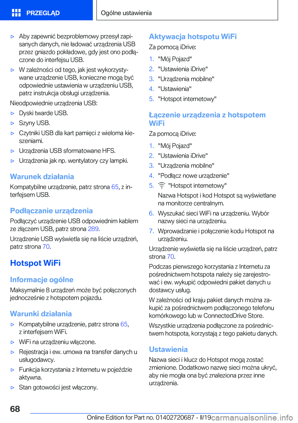 BMW M5 2019  Instrukcja obsługi (in Polish) 'x�A�b�y��z�a�p�e�w�n�i�