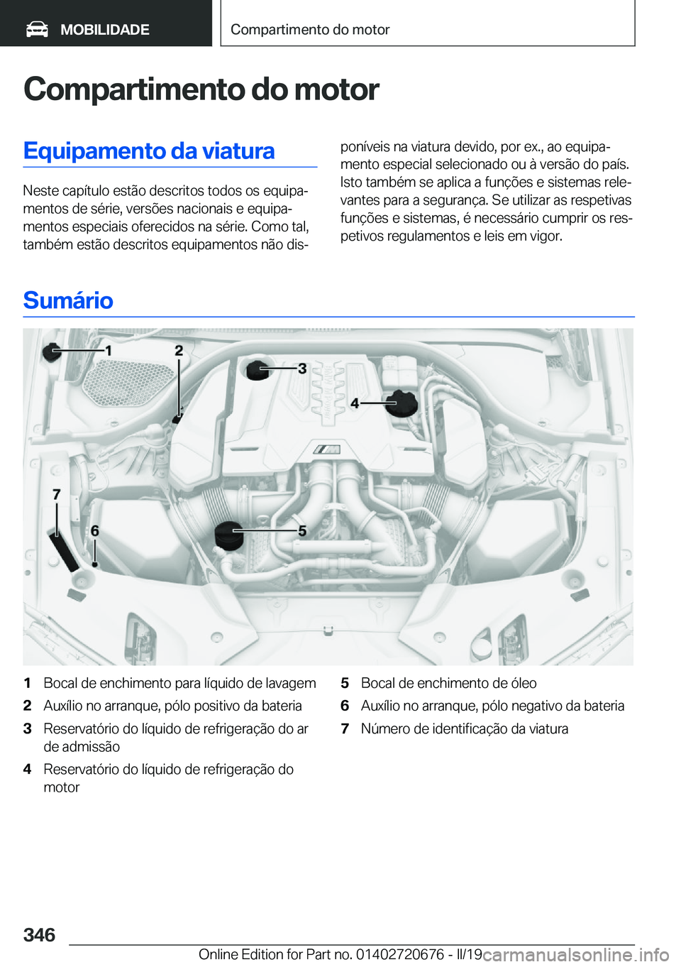 BMW M5 2019  Manual do condutor (in Portuguese) �C�o�m�p�a�r�t�i�m�e�n�t�o��d�o��m�o�t�o�r�E�q�u�i�p�a�m�e�n�t�o��d�a��v�i�a�t�u�r�a
�N�e�s�t�e��c�a�p�