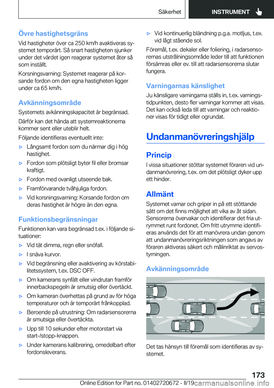 BMW M5 2019  InstruktionsbÖcker (in Swedish) �