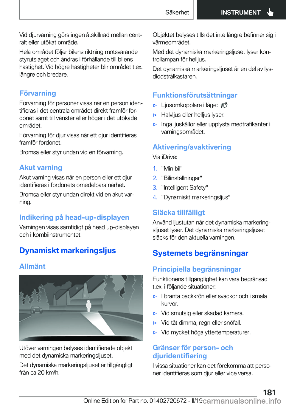 BMW M5 2019  InstruktionsbÖcker (in Swedish) �V�i�d��d�j�u�r�v�a�r�n�i�n�g��g�