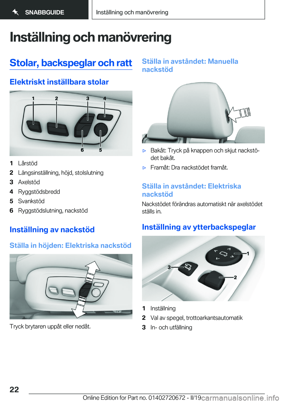 BMW M5 2019  InstruktionsbÖcker (in Swedish) �I�n�s�t�ä�l�l�n�i�n�g��o�c�h��m�a�n�